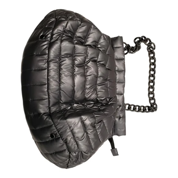 Think Royln Shiny Dark Grey Shoulder Bag - Picture 6 of 12